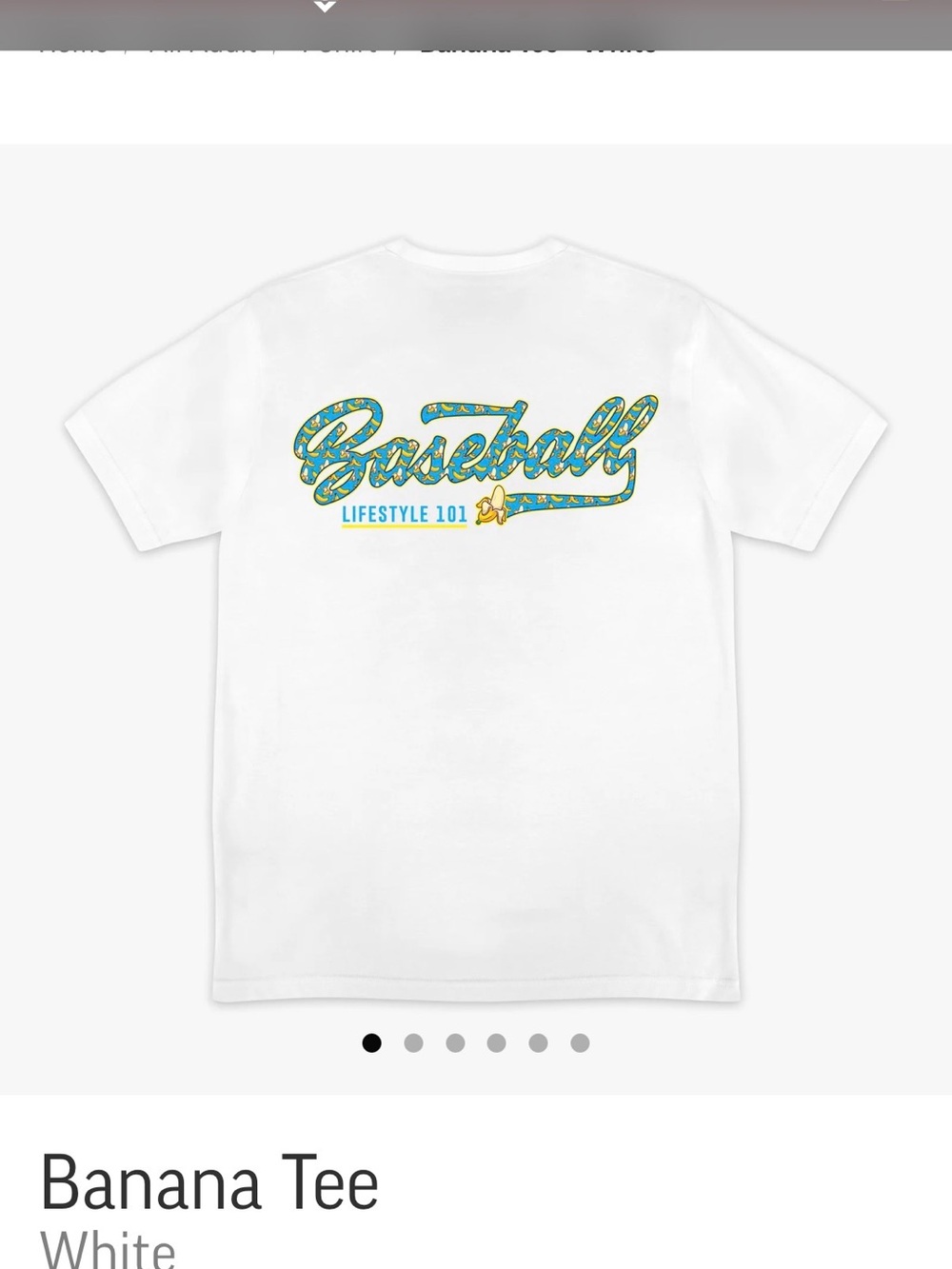 Baseball101 Banana Tee Adult